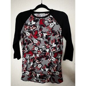 Lularoe Disney‎ Minnie Mouse Raglan Randy Size XS